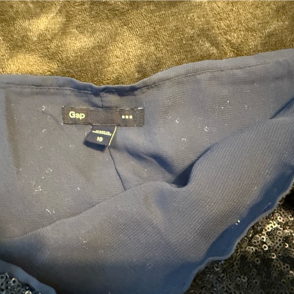 Gap Navy Sequin Skirt Size 18 - Picture 4 of 6